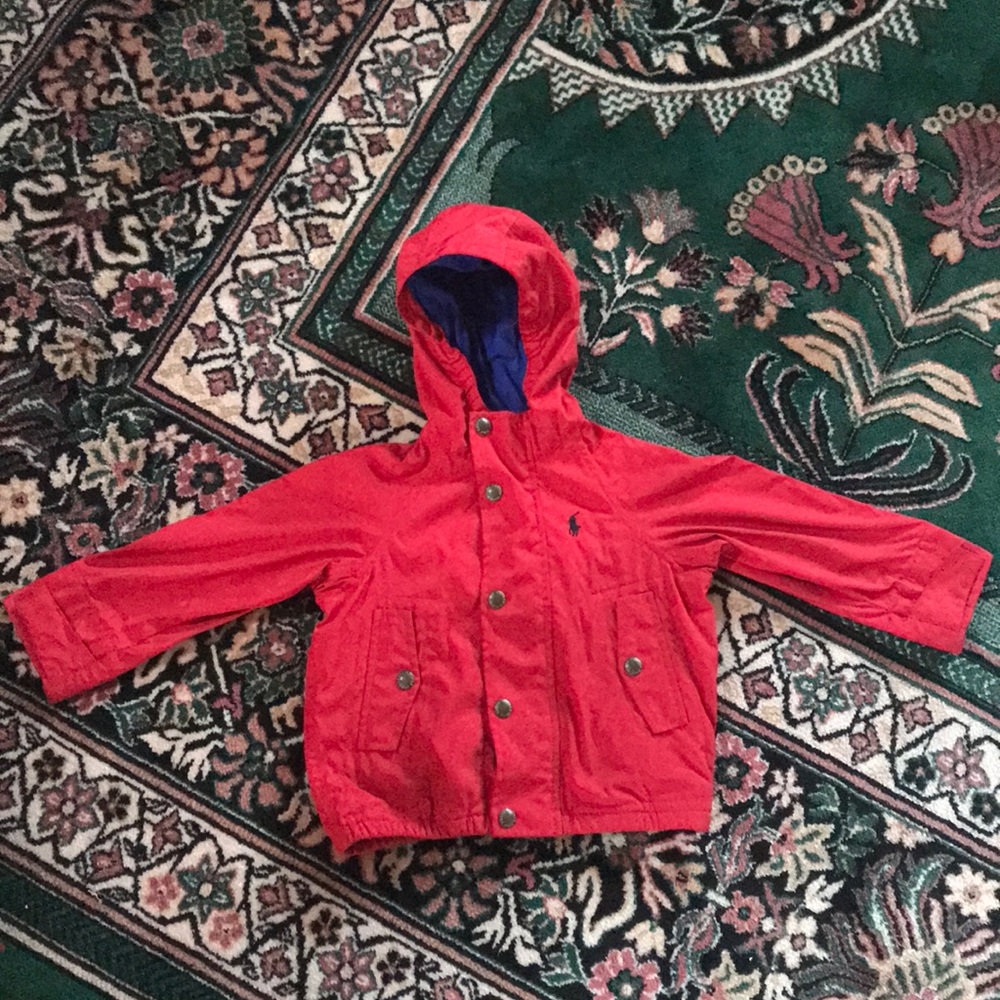 Boys 2T Polo Ralph Lauren red jacket